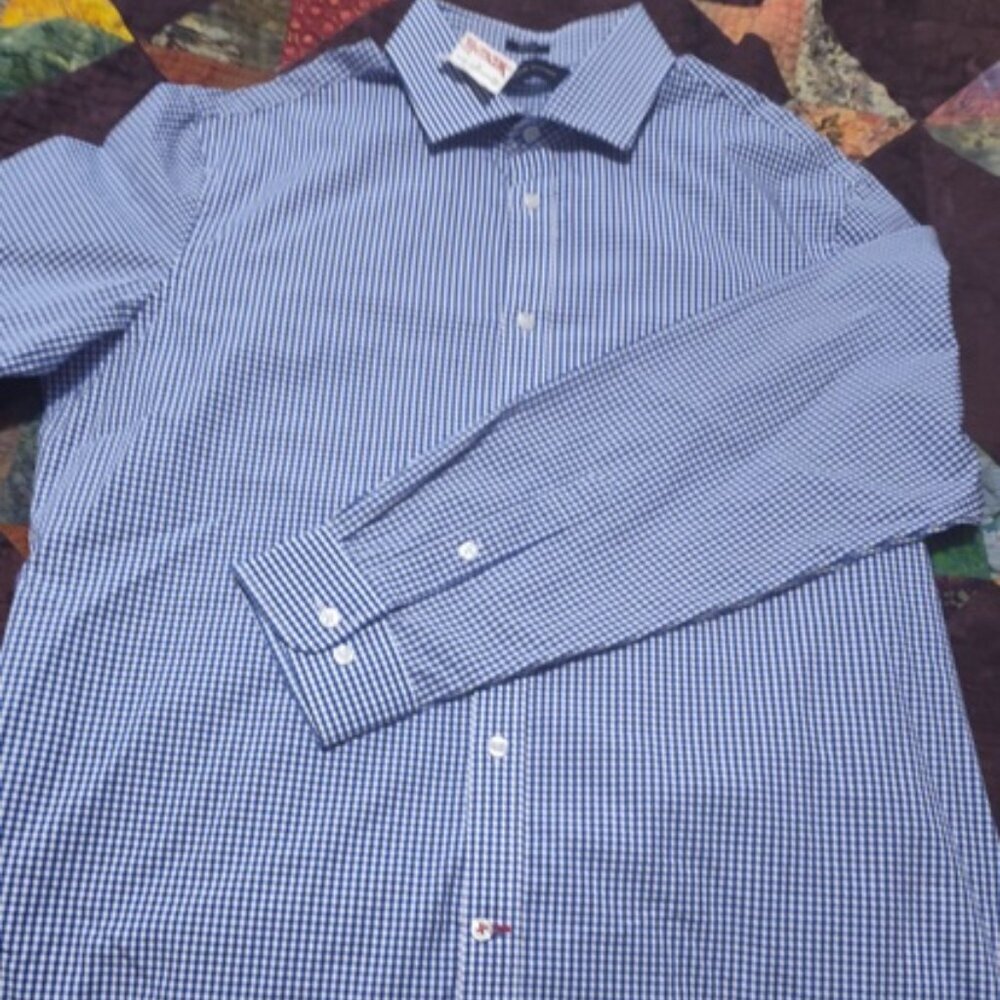 Large, Tommy Hilfiger, button down, print shirt